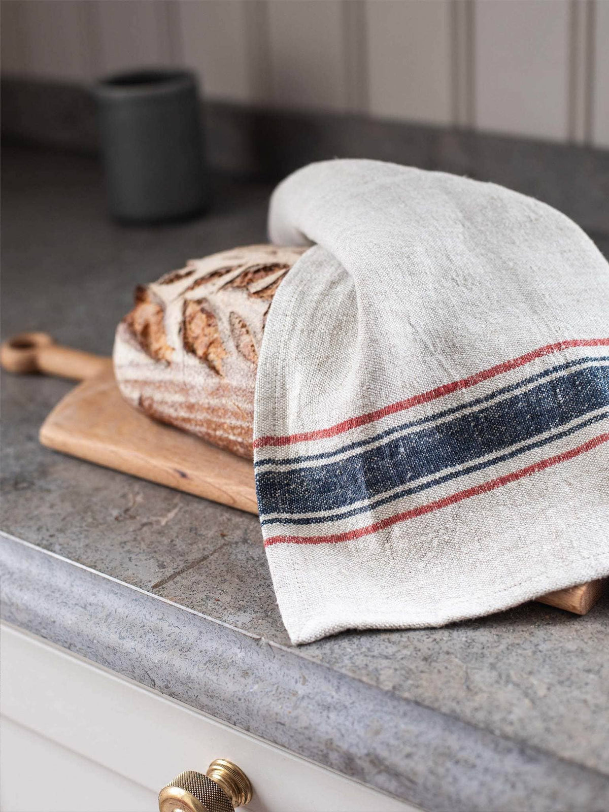 Astrid kitchen towel | Navy Stripe