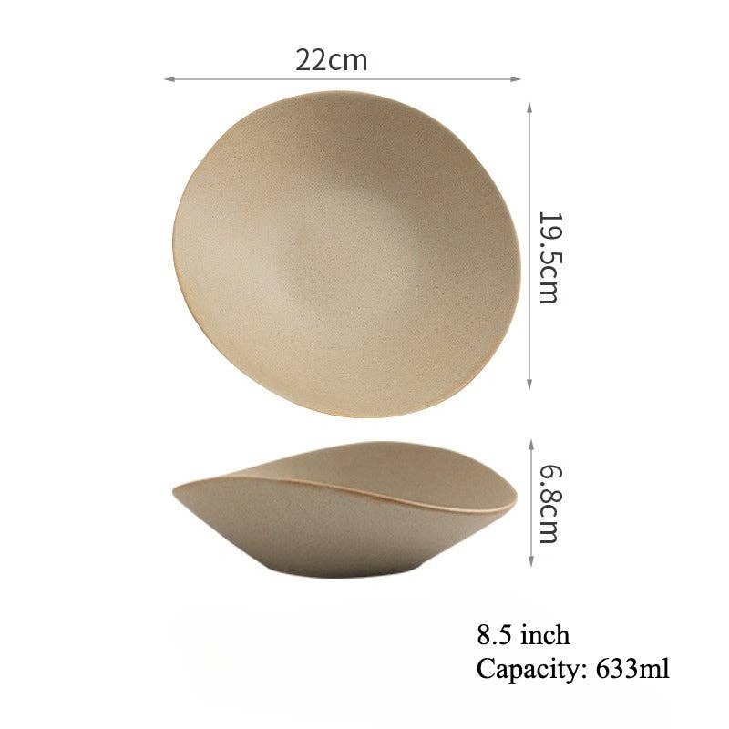 Japanese Ceramic Irregular Bowl