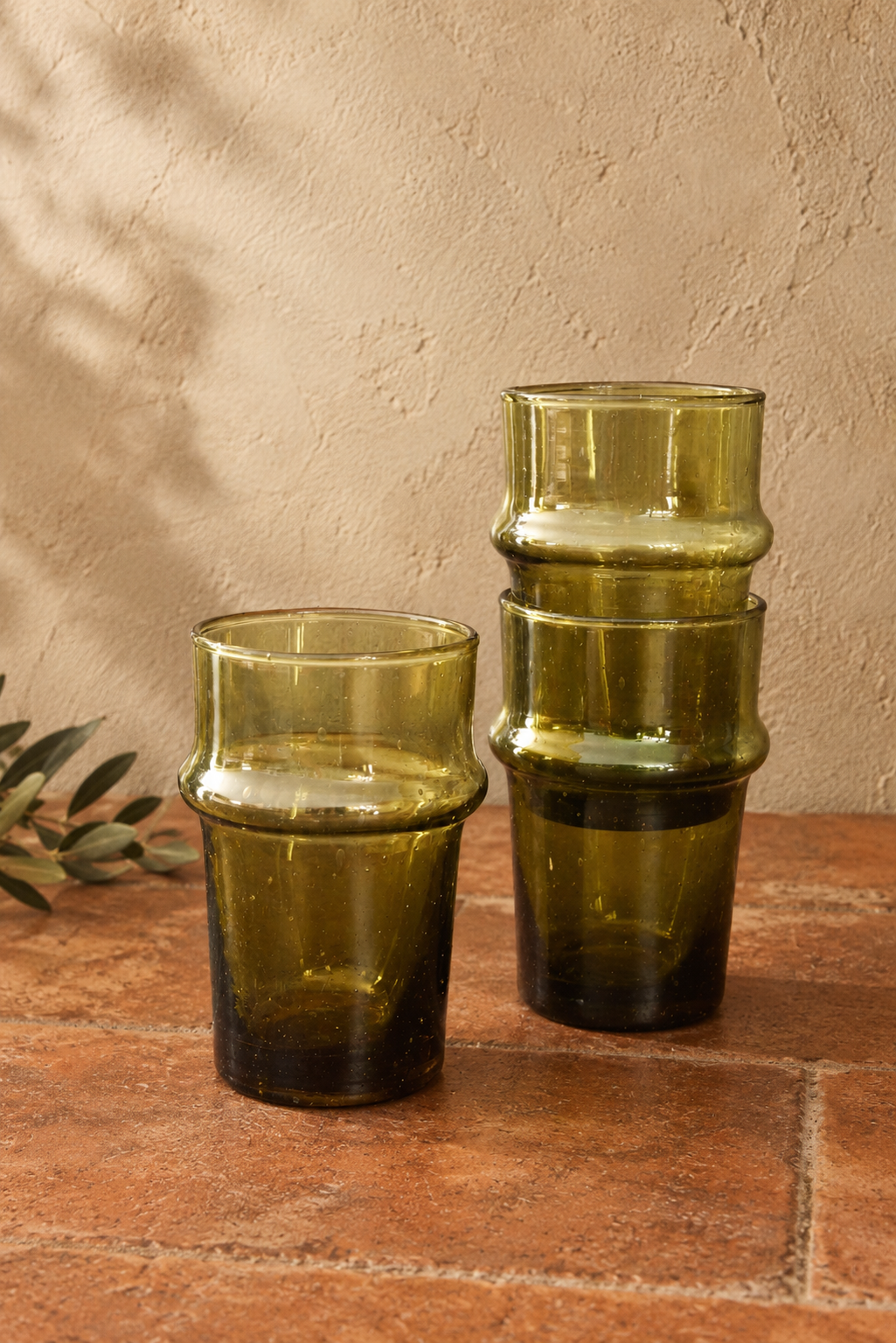 Recycled Stacking Shot Glasses | Marrow