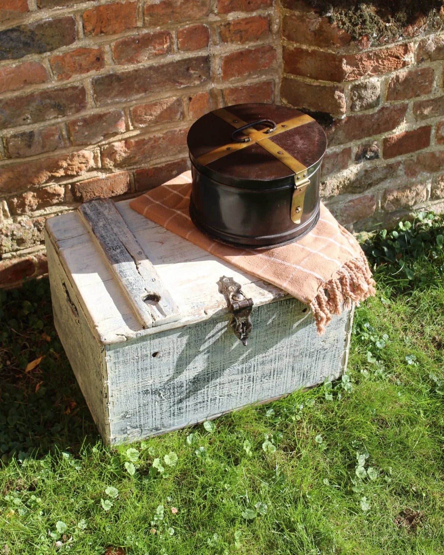 Vintage Metal Pantry Box
