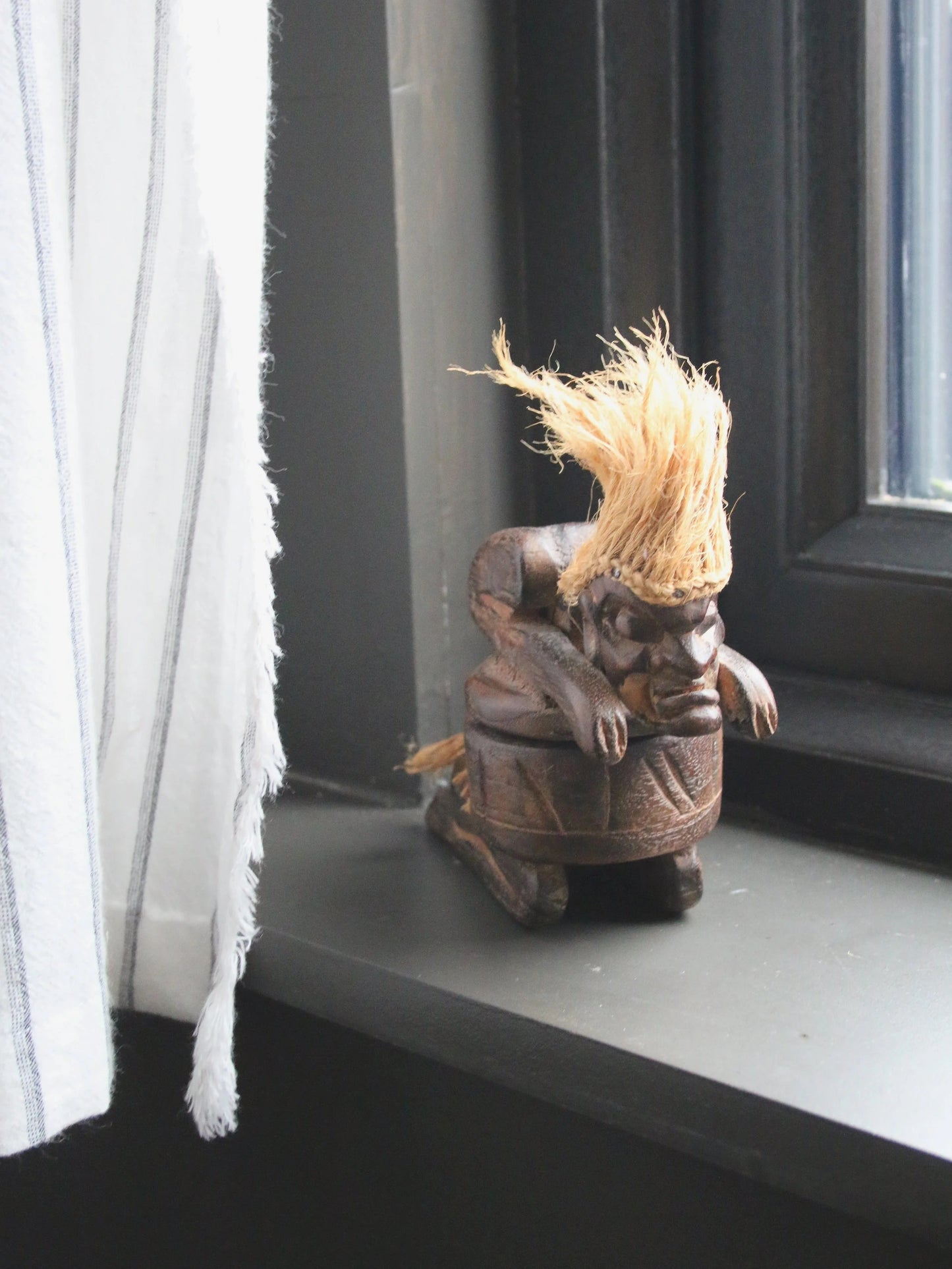 Tribal Carved Pinch Pot