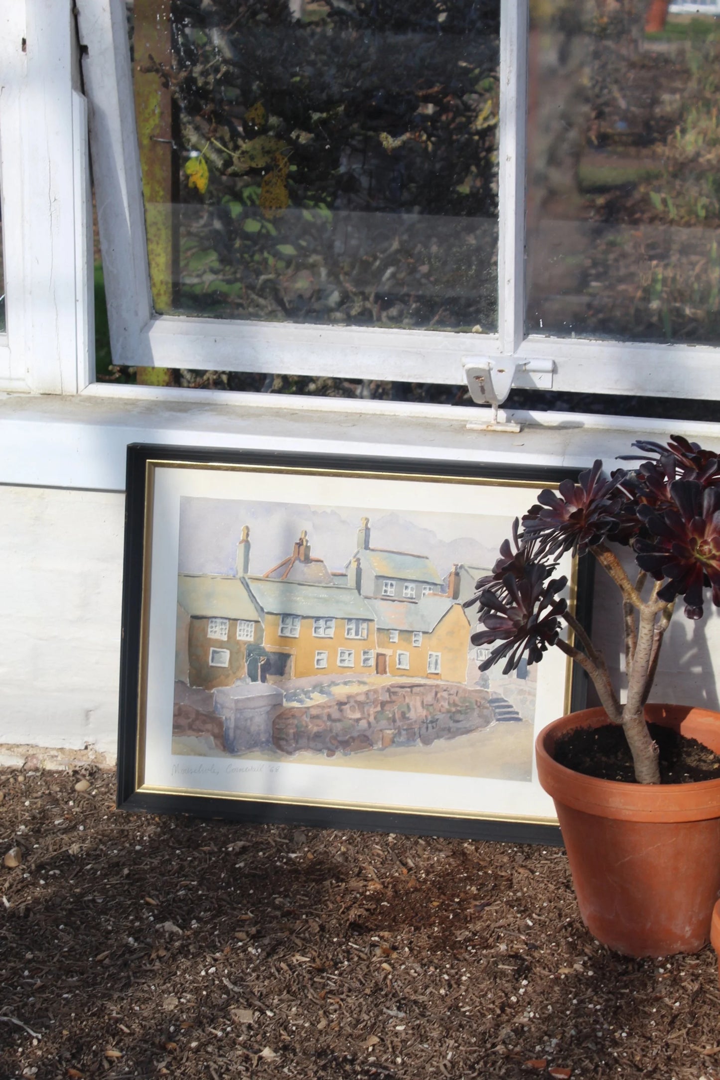 Mousehole Cornwall 1968 Painting
