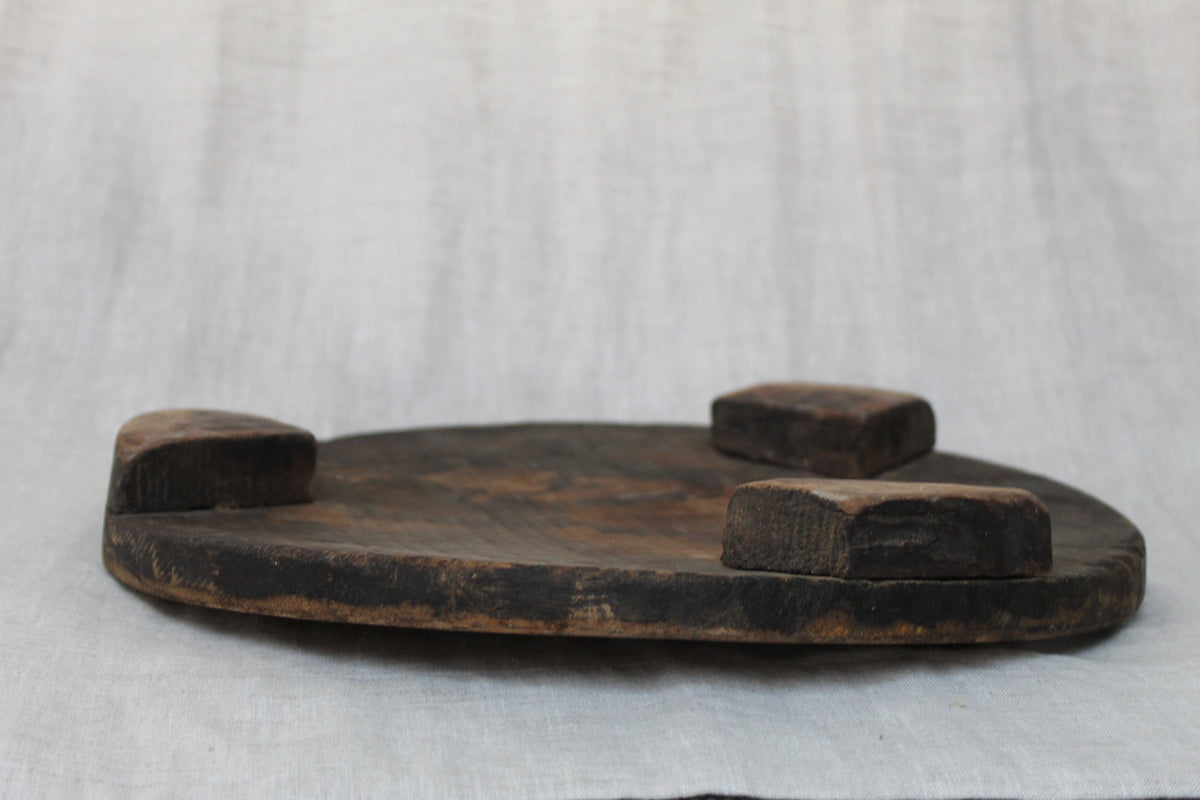 Antique Wood Chakla Board | Large