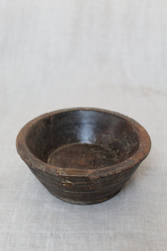 Mini Carved Wood Pinch Pot