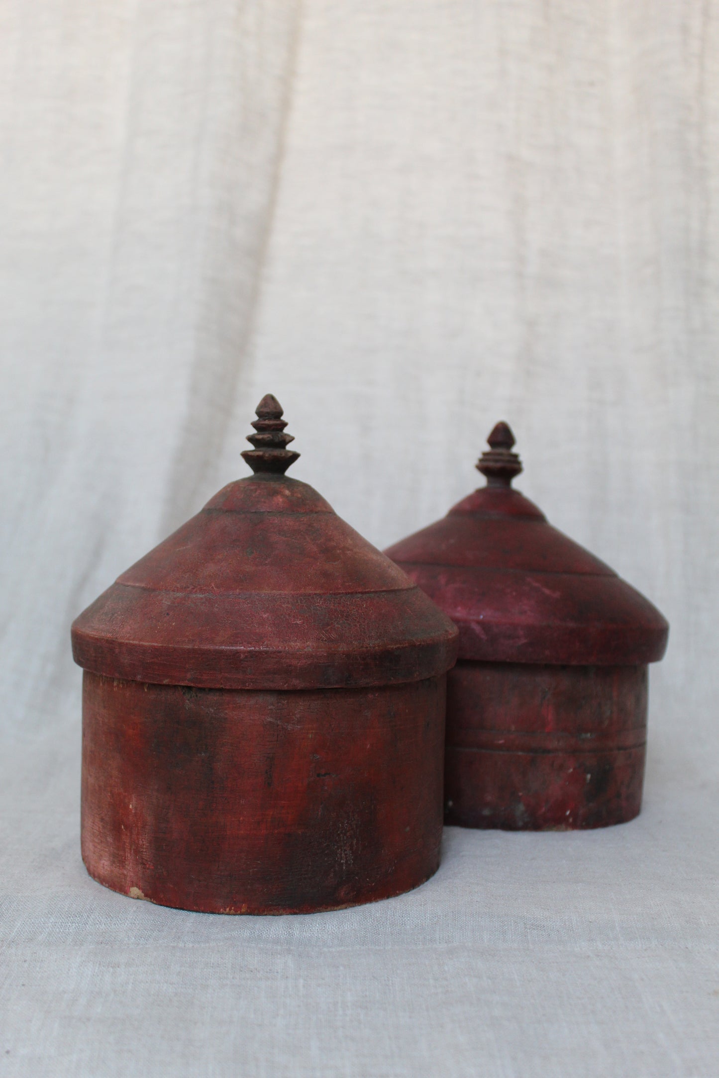 Wooden Tikka Pot with Lid | Medium