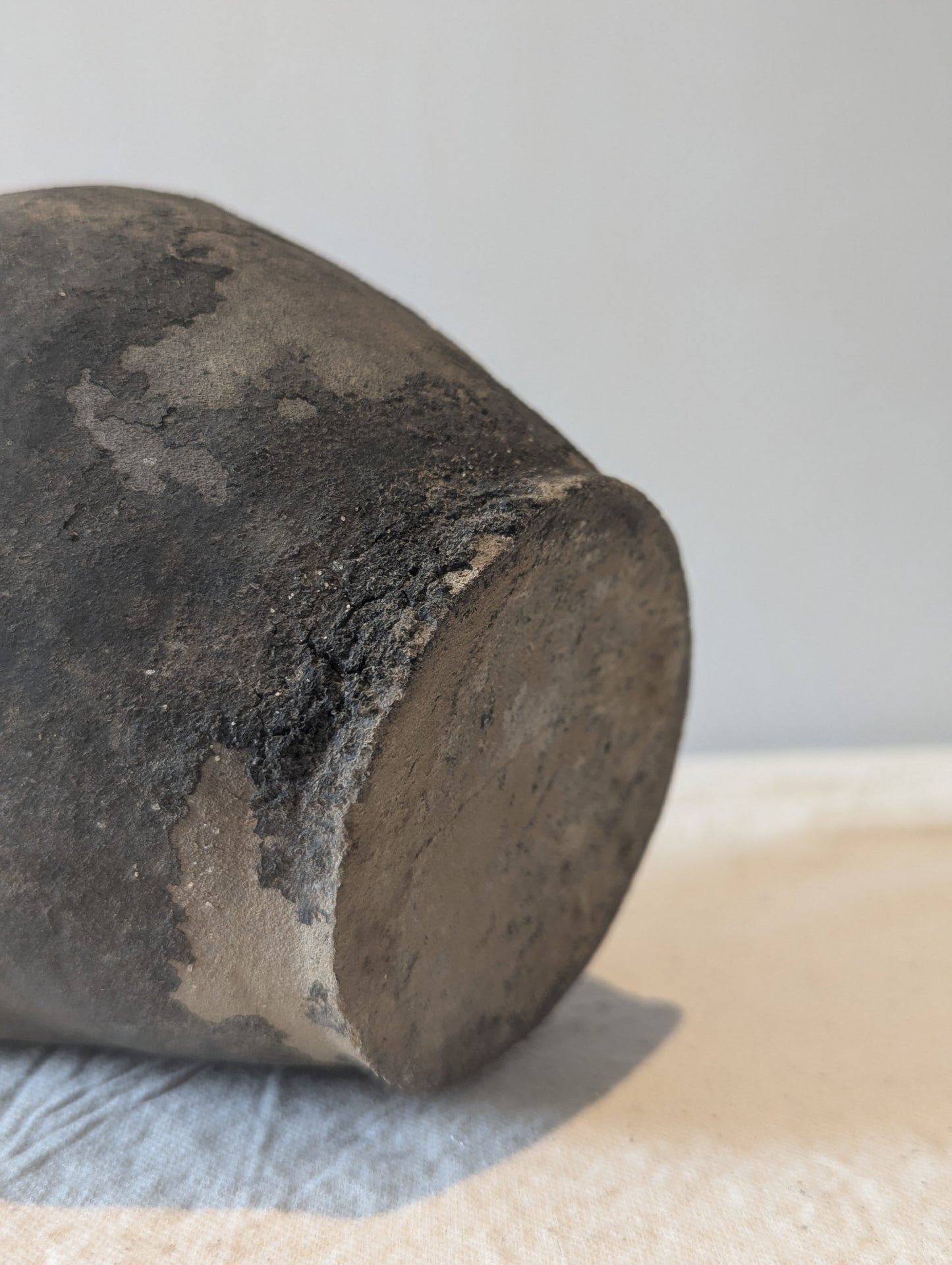 Antique Black Vase | Small