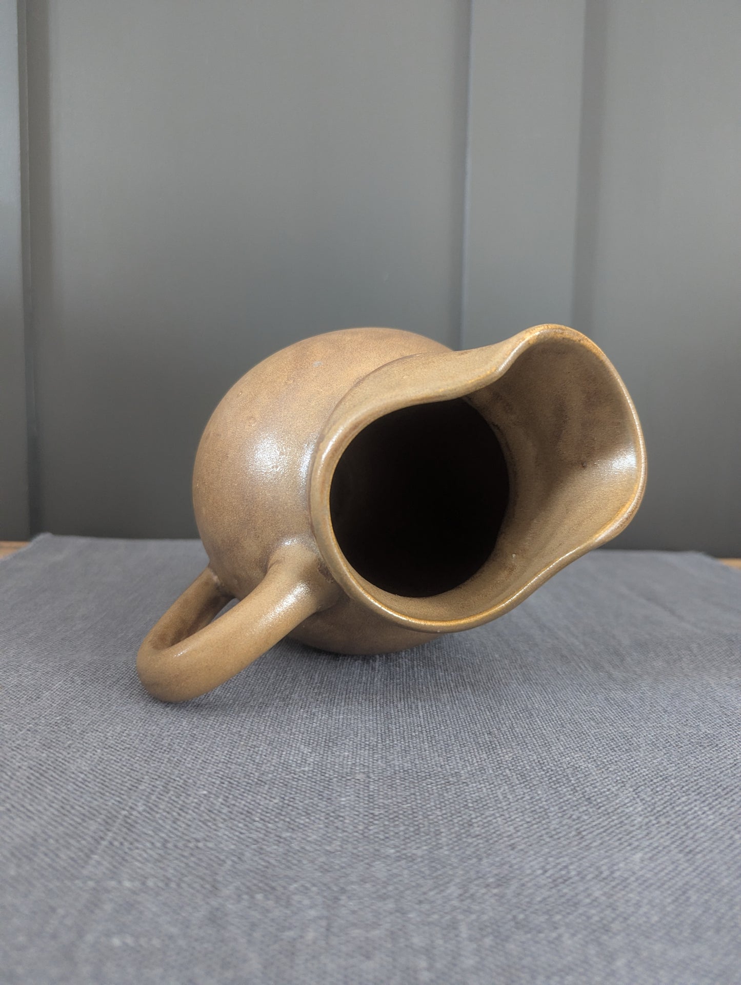French Stoneware Pitcher