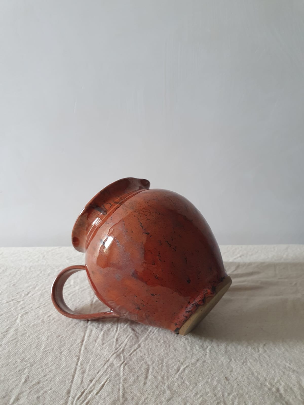 Lava Glaze Pottery Jug