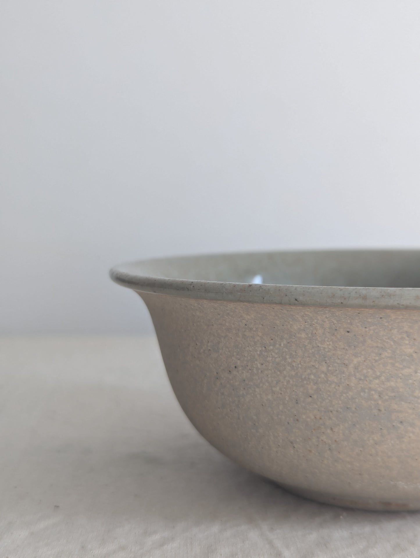 Beige Stoneware Bowl