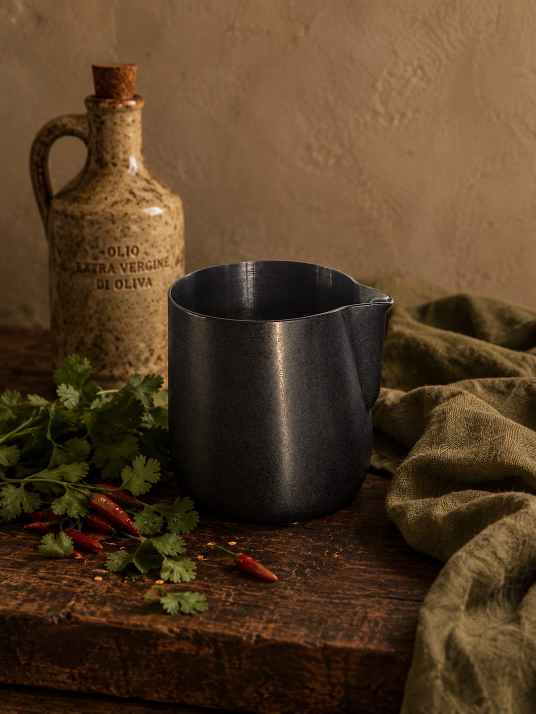 Black Vintage Steel Jug | 150ml