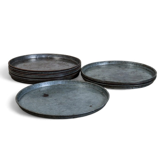 Round Metal Serving Tray