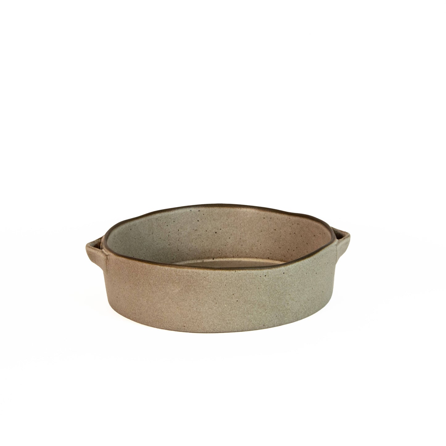 Alcoa Small Round Casserole: Grey W/ Granilhas
