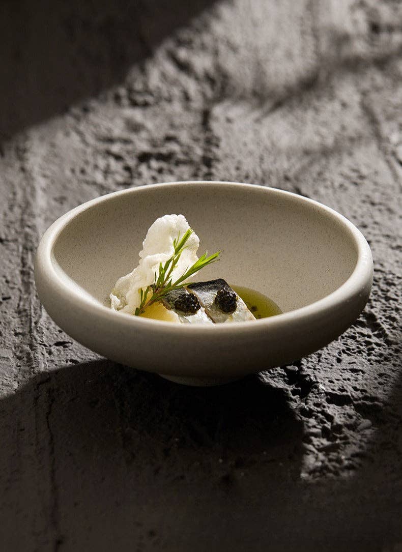 Ceramic High-Foot Rice Bowl