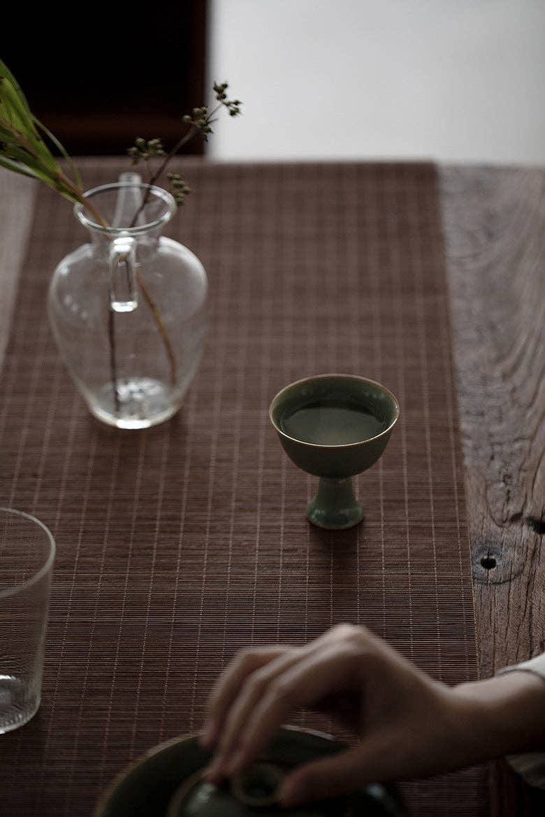 Soda Green High Foot Bowl