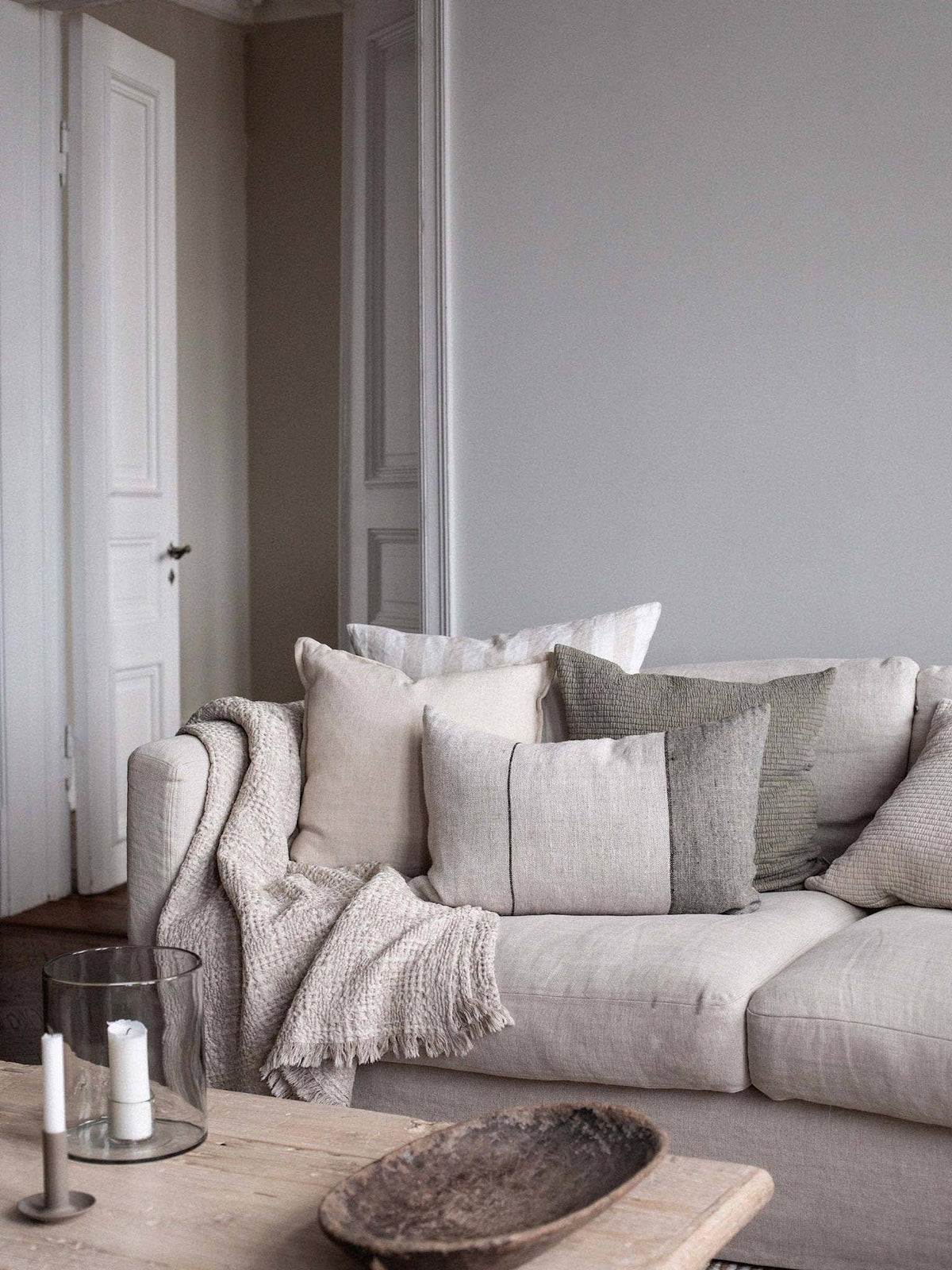 Adrian cushion cover | Seagrass