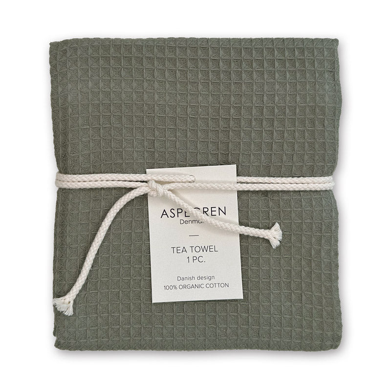 North Olive Waffle Tea Towel