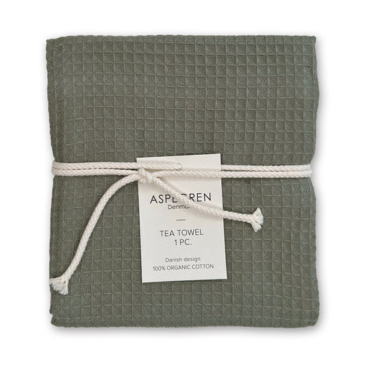 North Olive Waffle Tea Towel