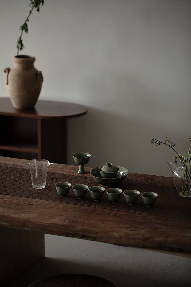 Soda Green High Foot Bowl