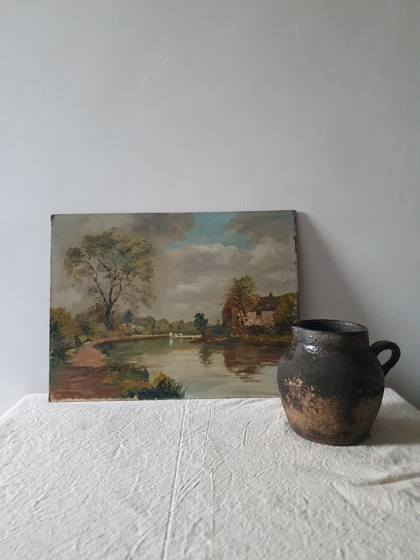 1900's Vavasour Hammond Painting on Board