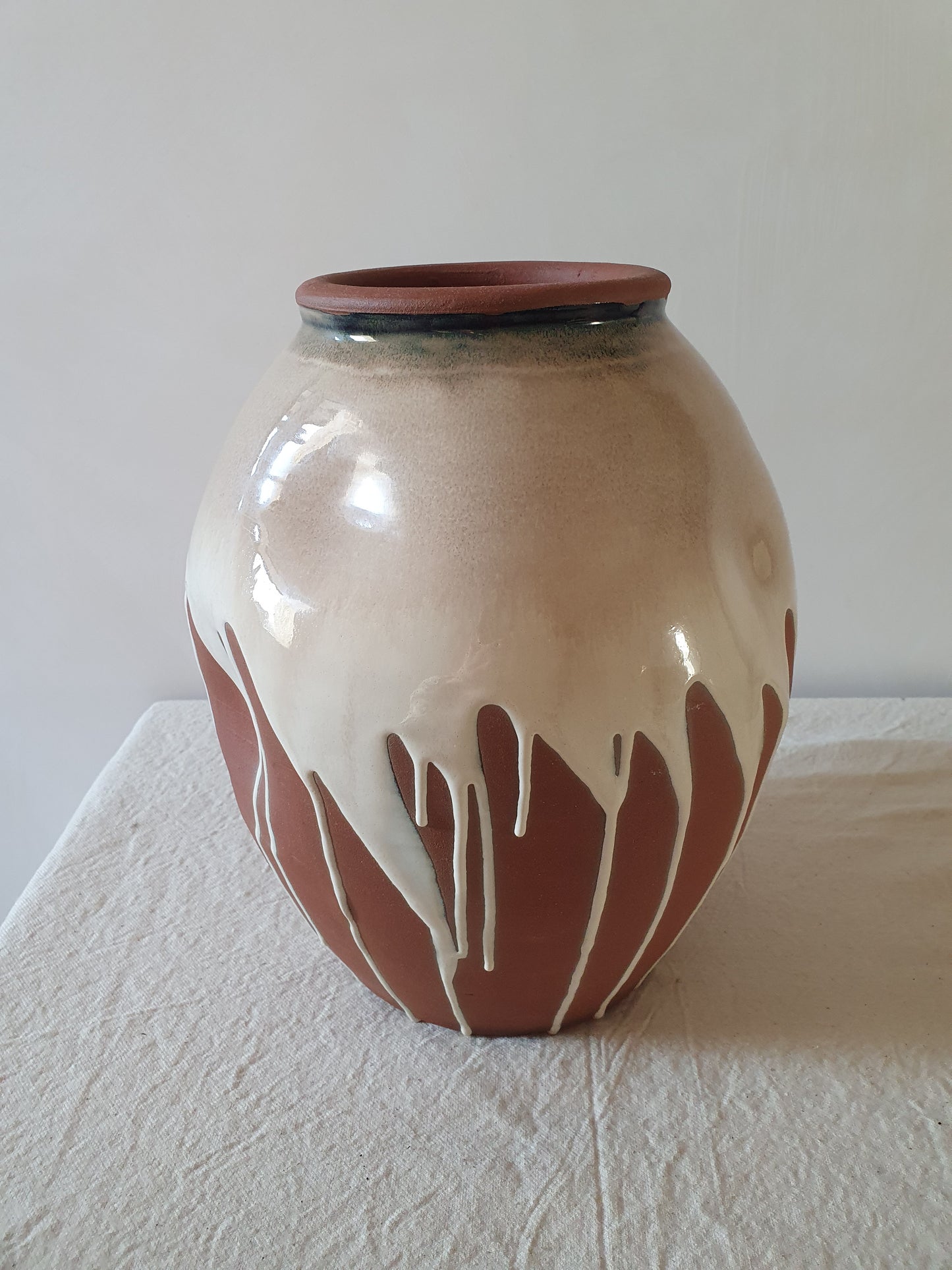 Terracotta Drip Vase