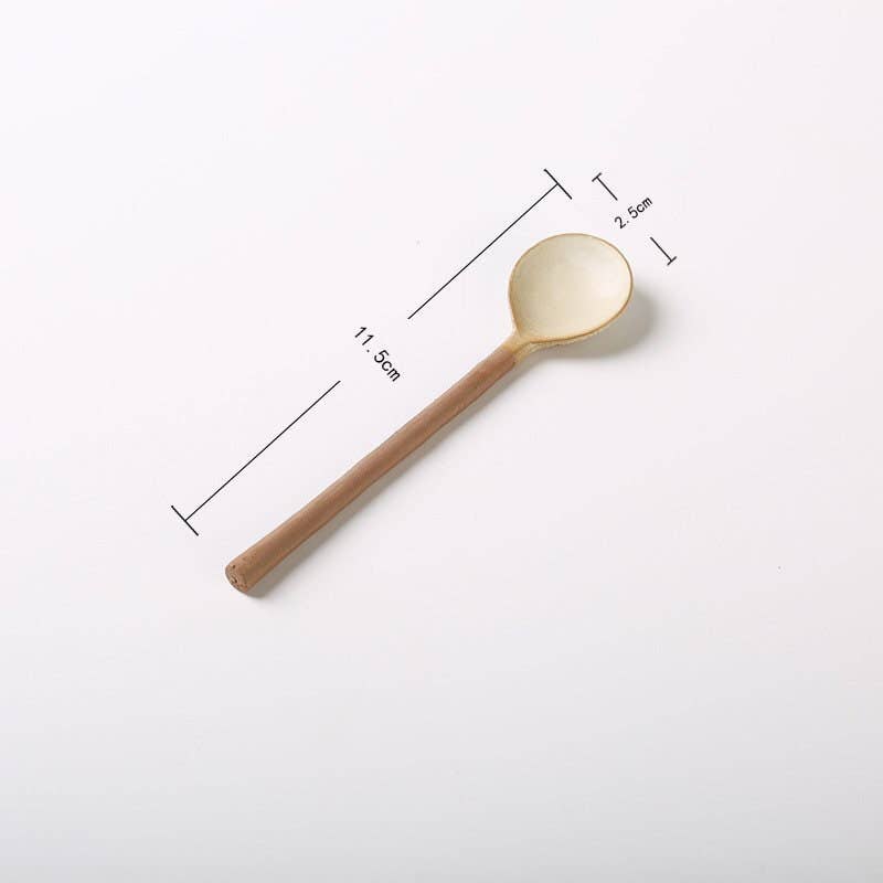 Handmade Ceramic Tea Spoon