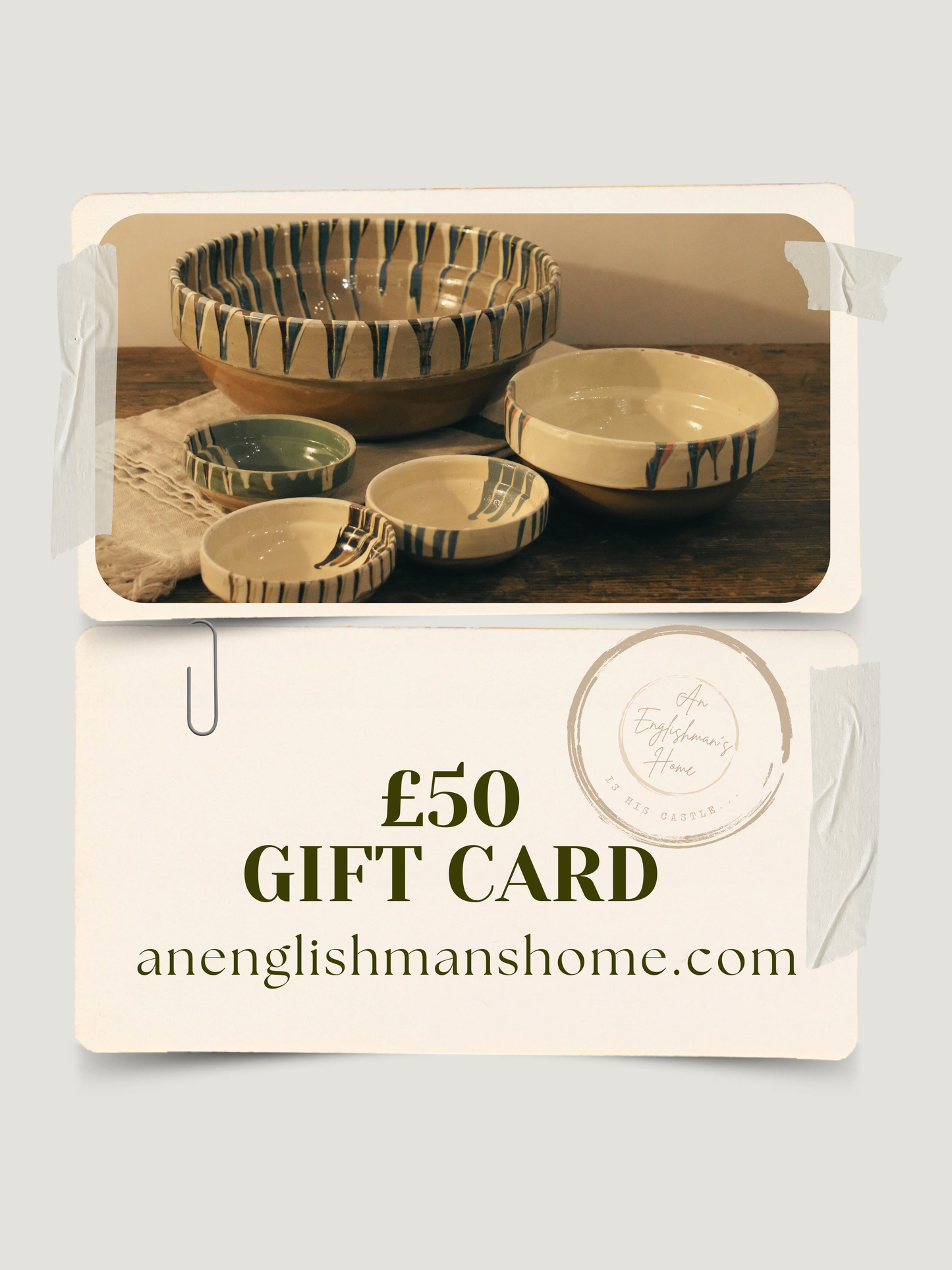 An Englishman's Home E-Gift Card