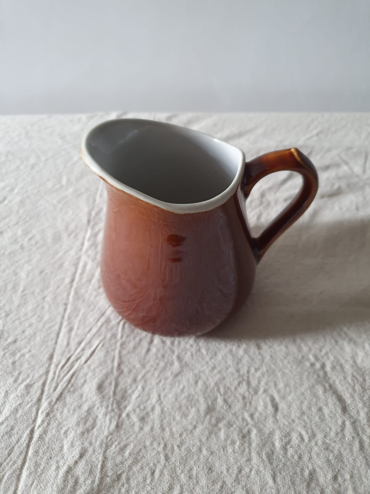 French Glazed Brown Jug
