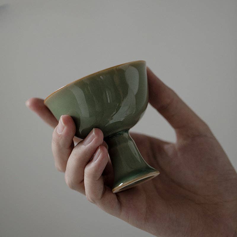 Soda Green High Foot Bowl