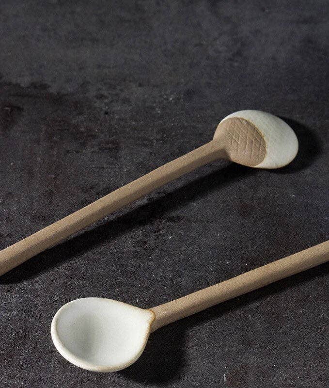 Handmade Ceramic Tea Spoon