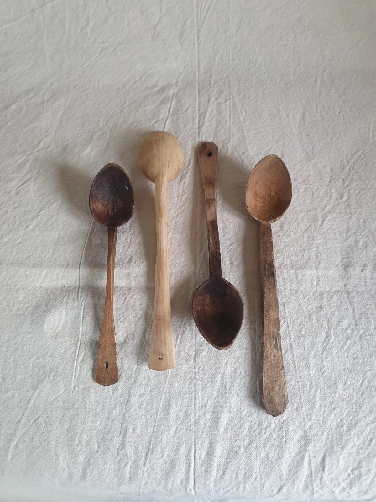 Antique Nepalese Wooden Spoons