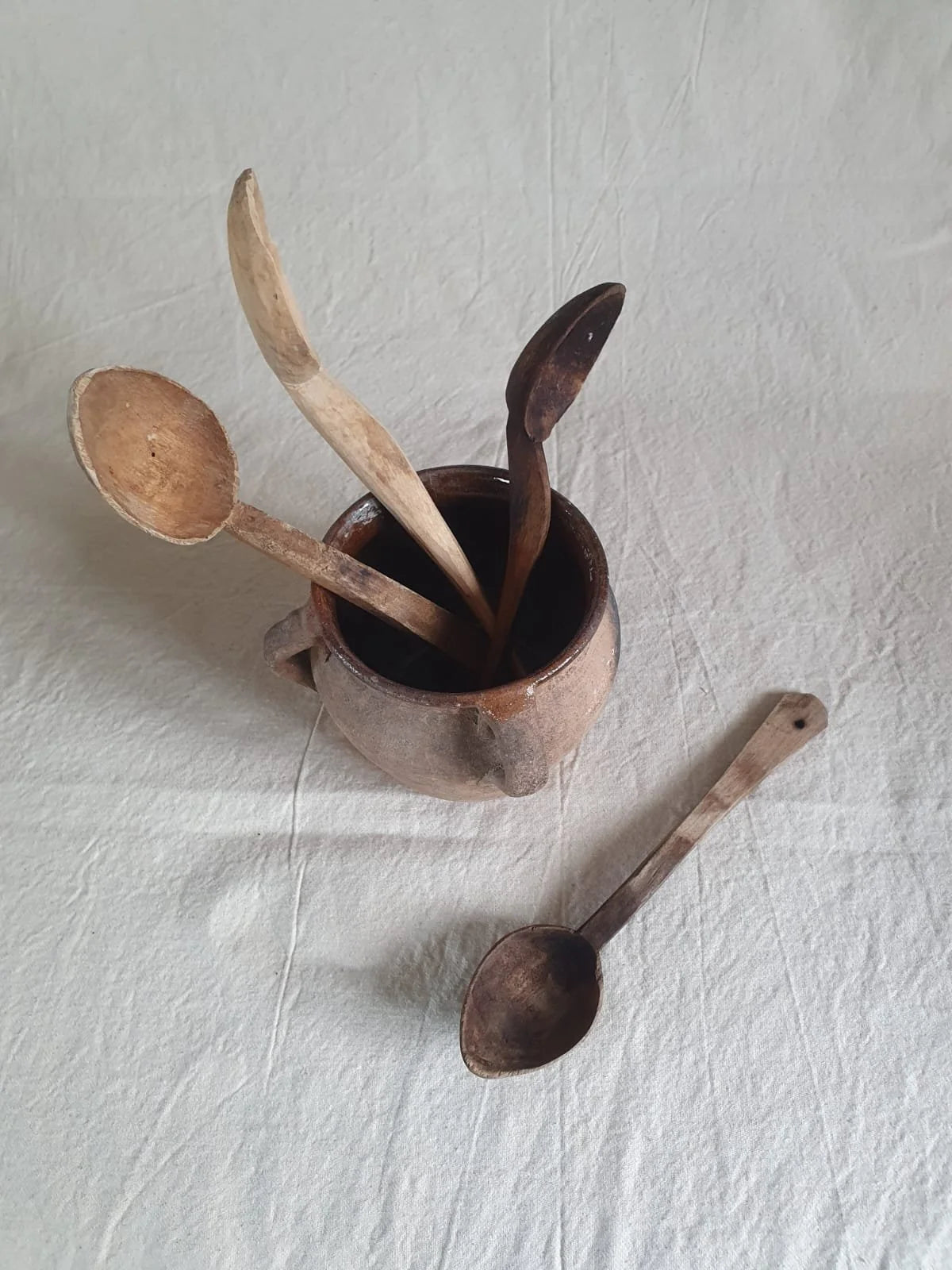 Antique Nepalese Wooden Spoons