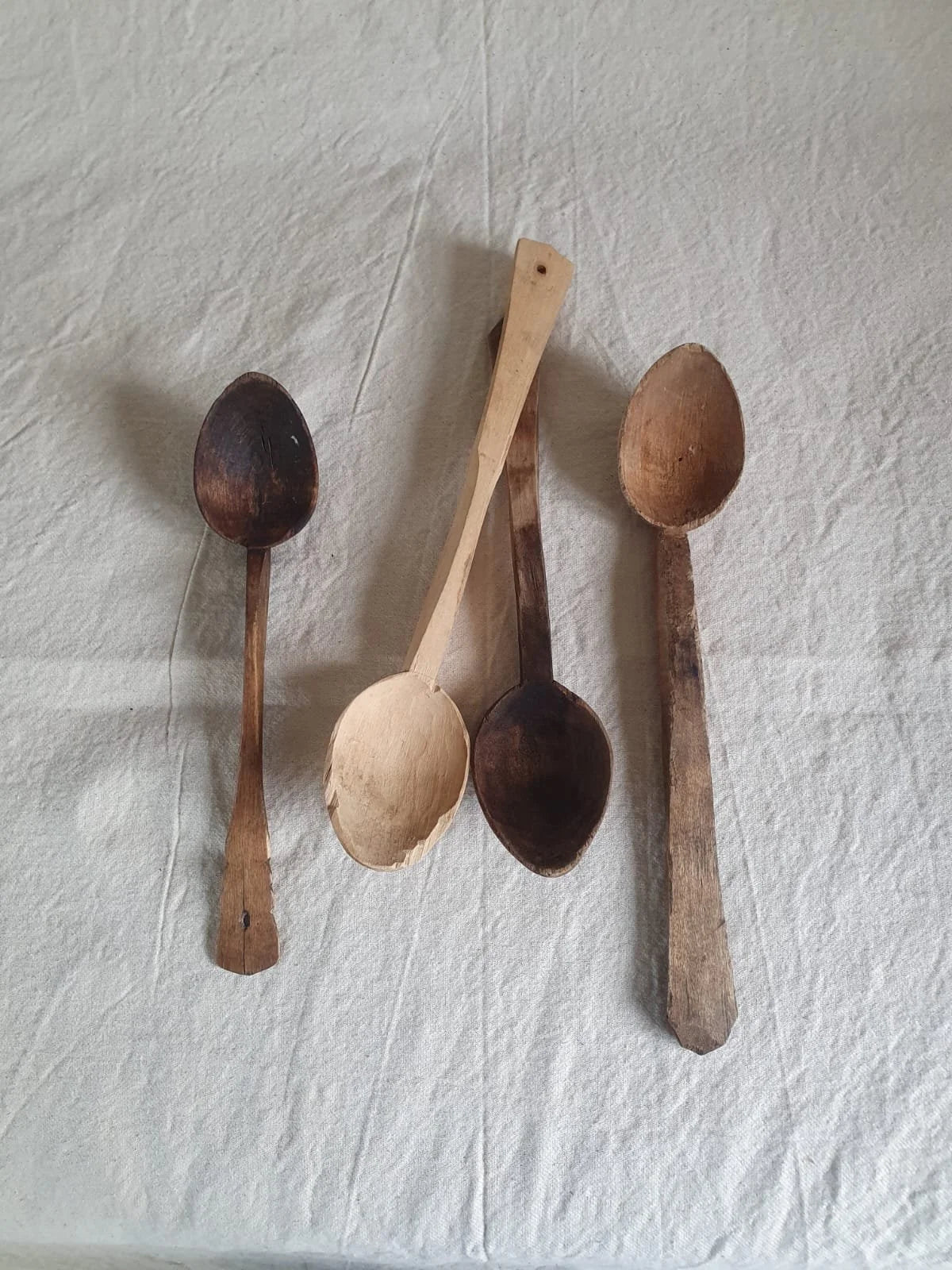 Antique Nepalese Wooden Spoons