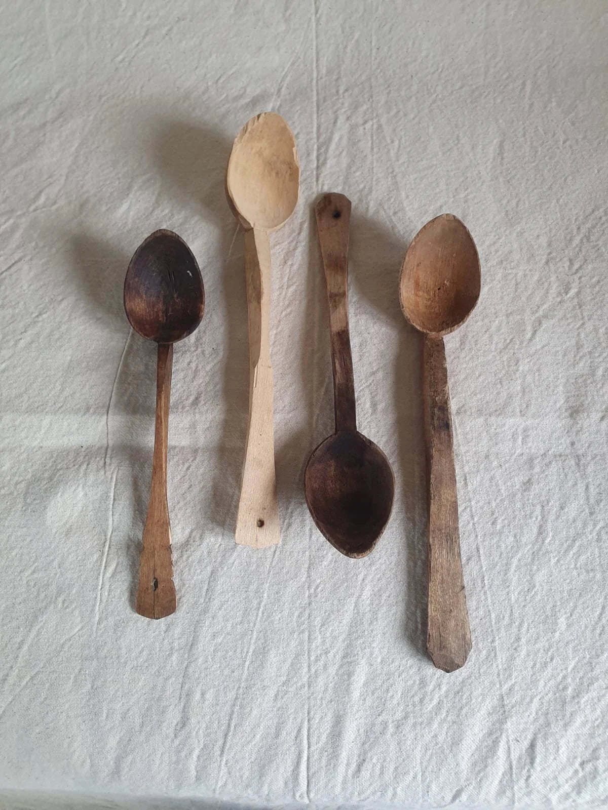 Antique Nepalese Wooden Spoons