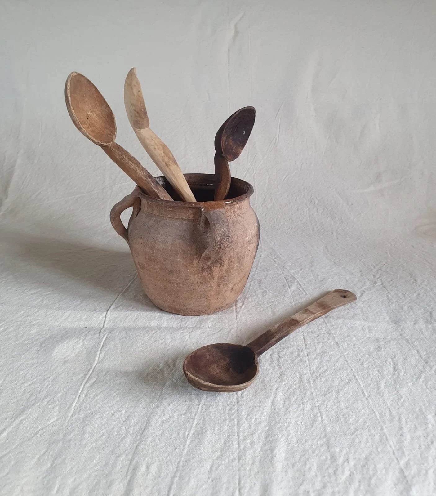 Antique Nepalese Wooden Spoons