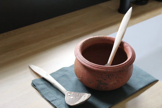 Terracotta Earth Bowls with Spoon