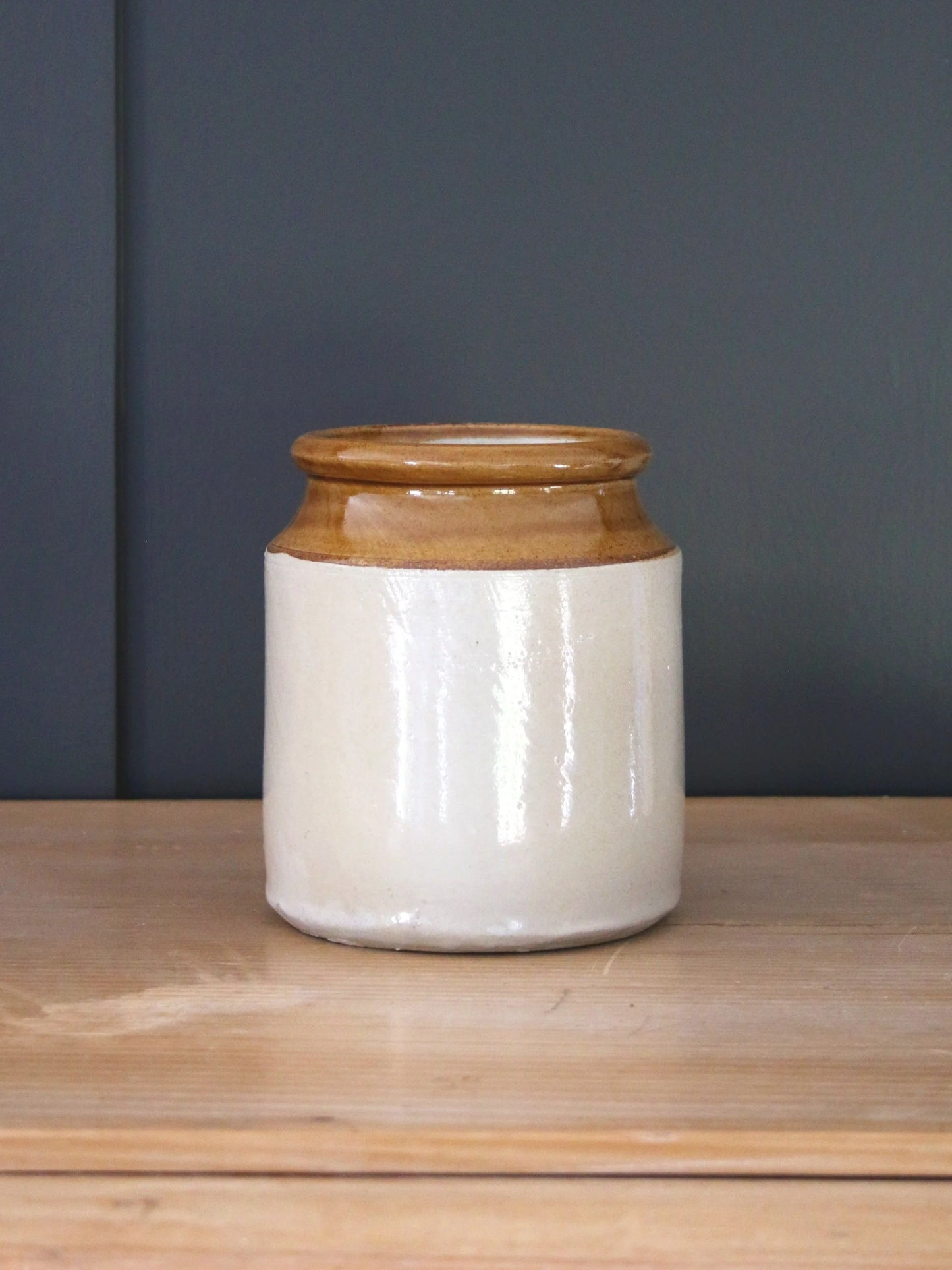 Stoneware Utensil Jar