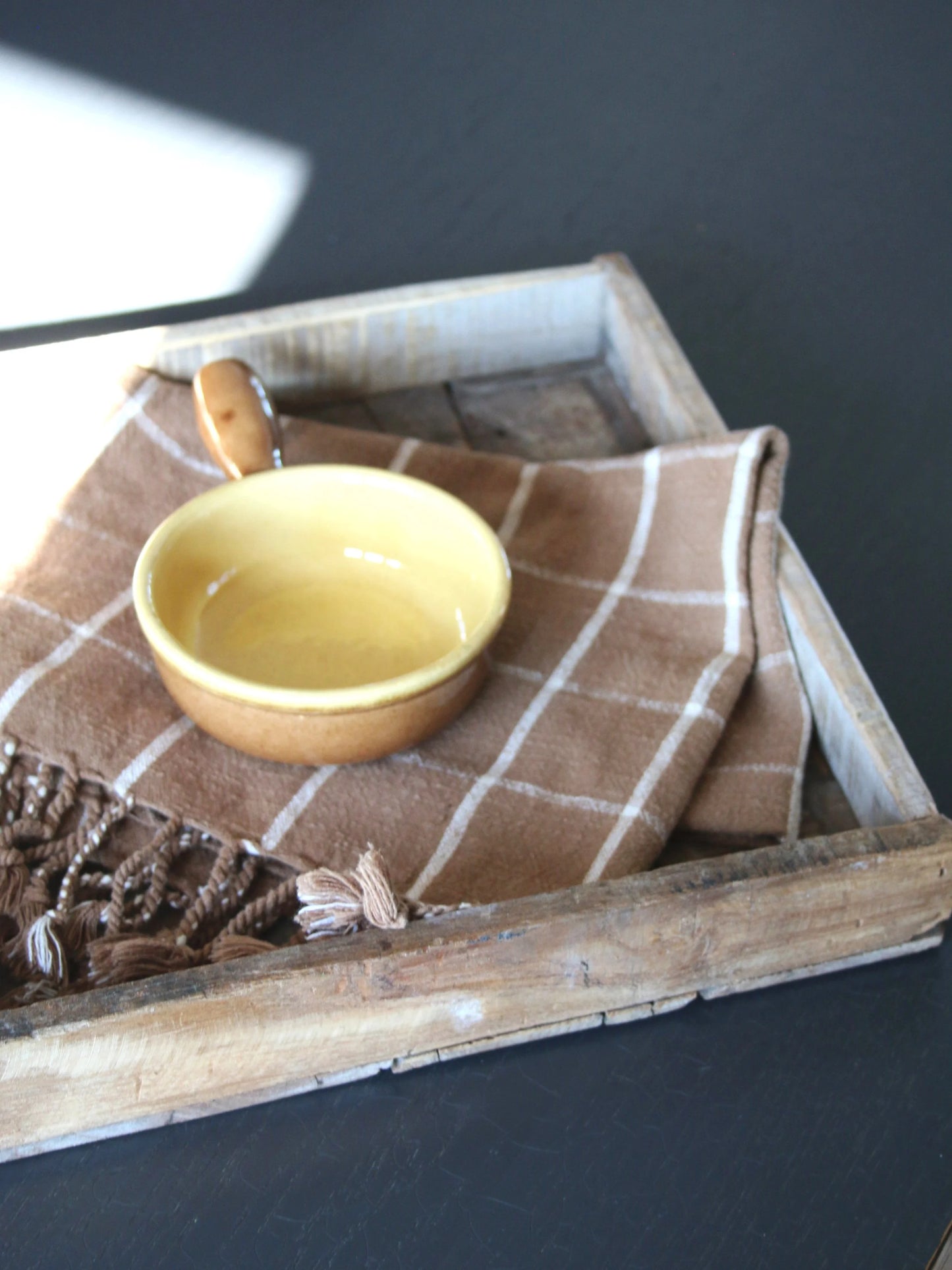 Recycled Vintage Wooden Tray