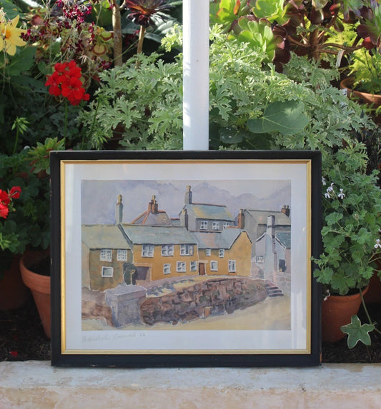 Mousehole Cornwall 1968 Painting