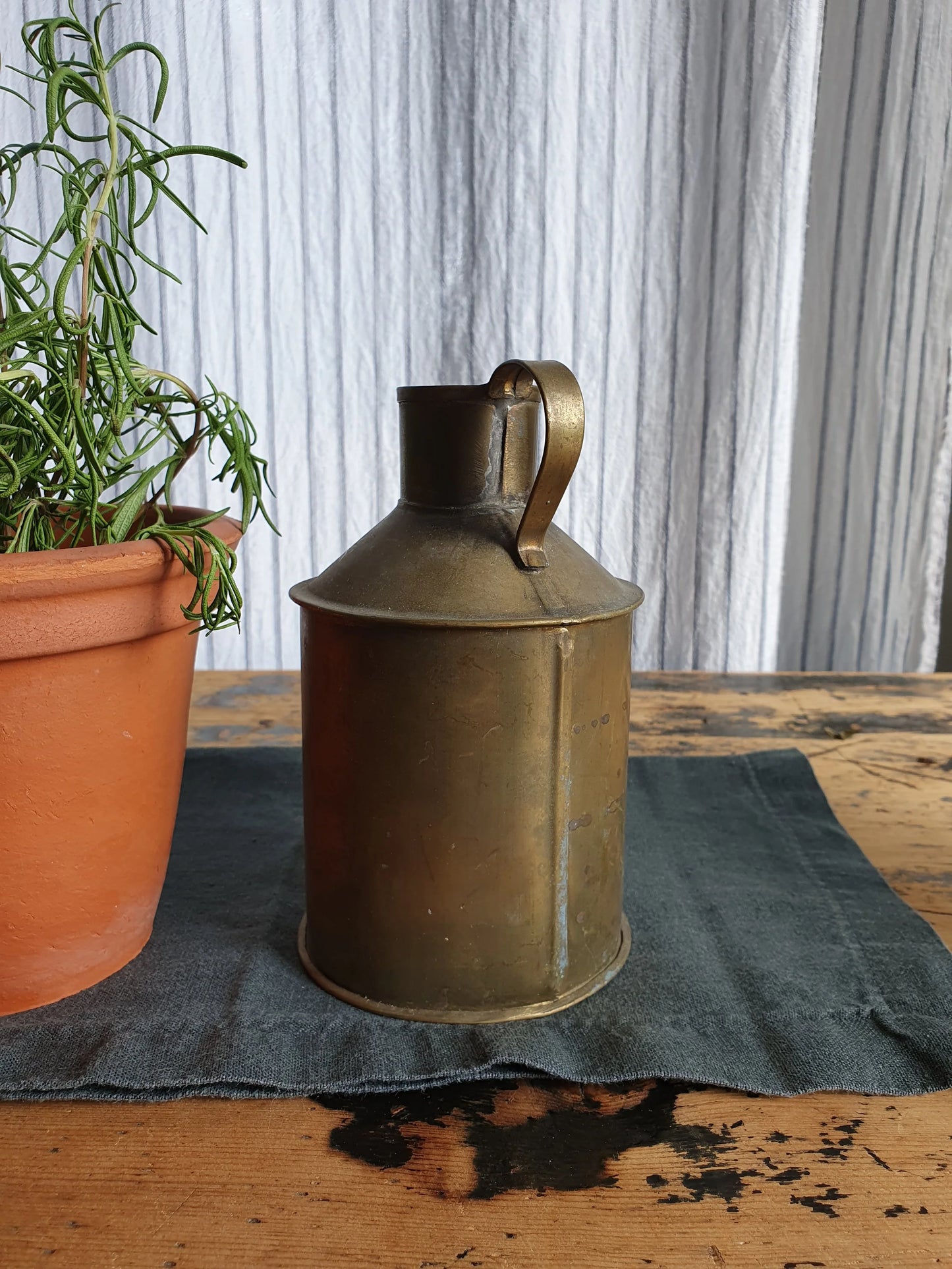 Brass Can with Handle