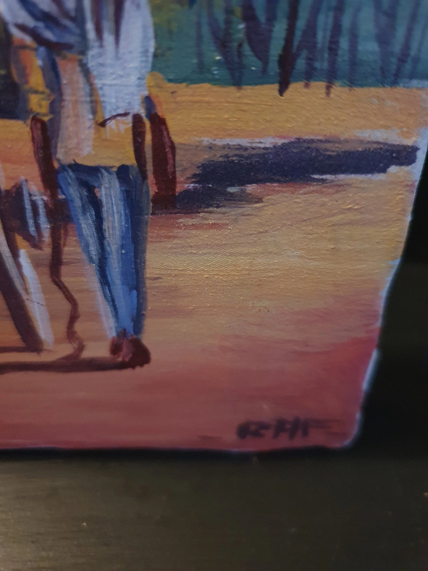 The Bullwhacker Painting