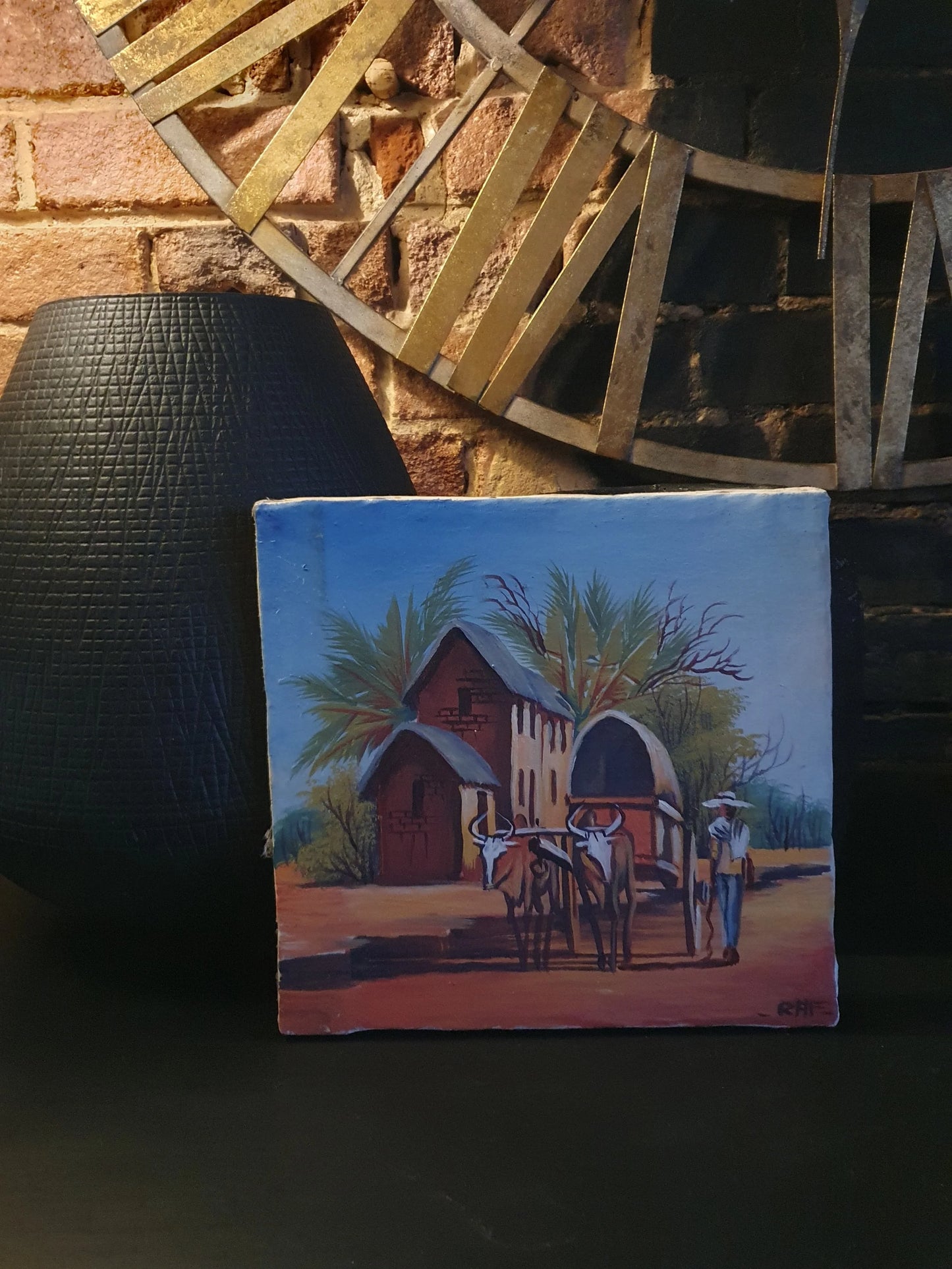 The Bullwhacker Painting