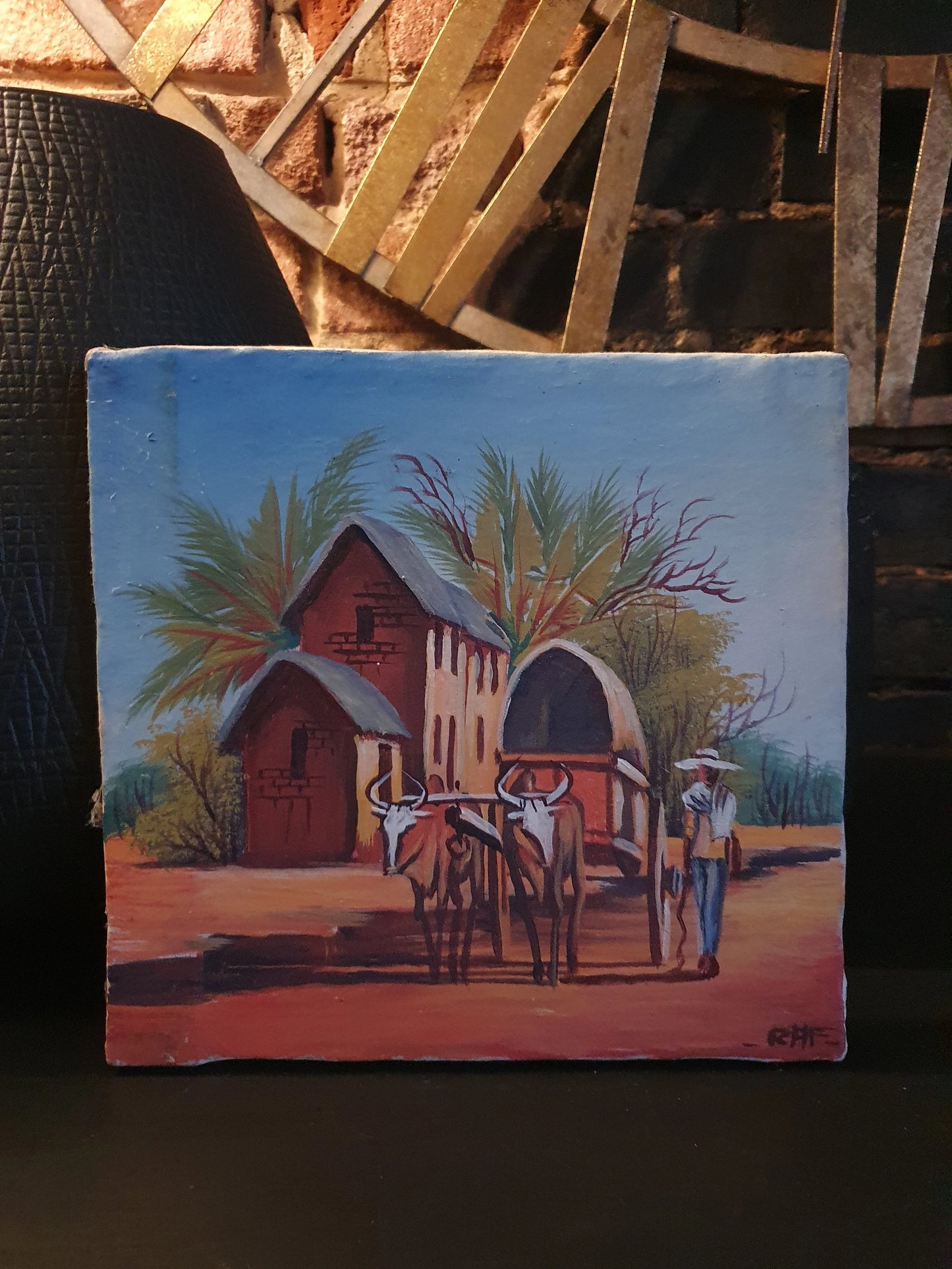 The Bullwhacker Painting