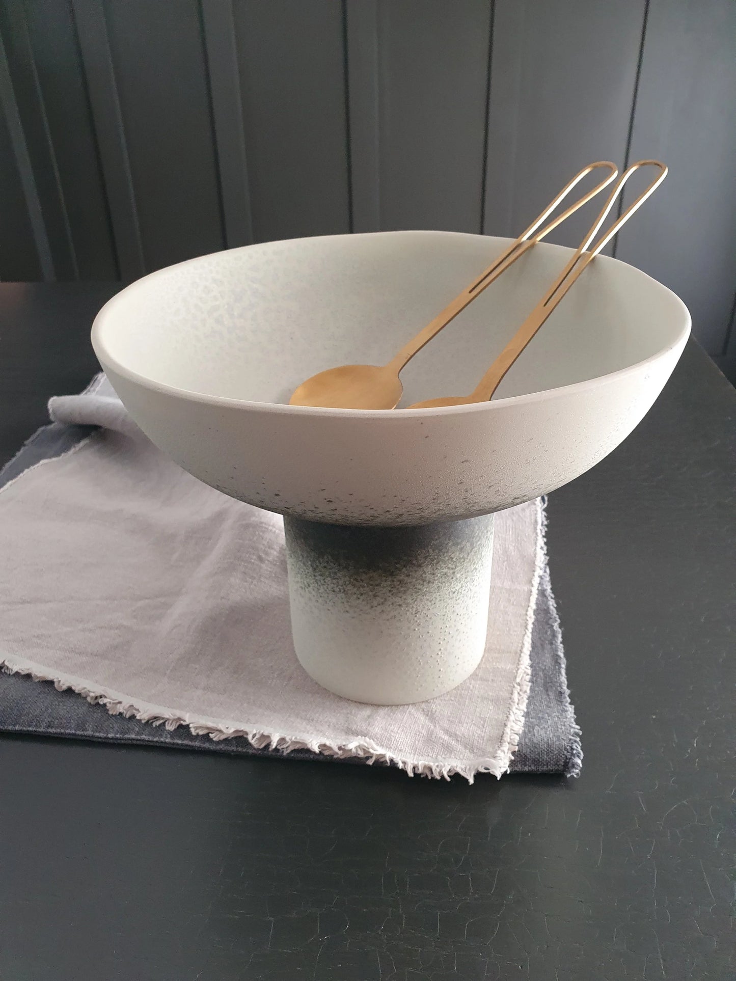 Portugal Pottery Footed Bowl