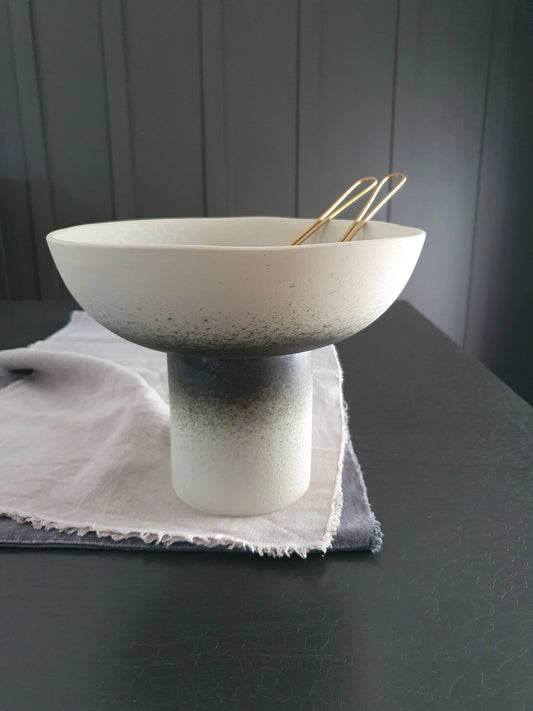 Portugal Pottery Footed Bowl