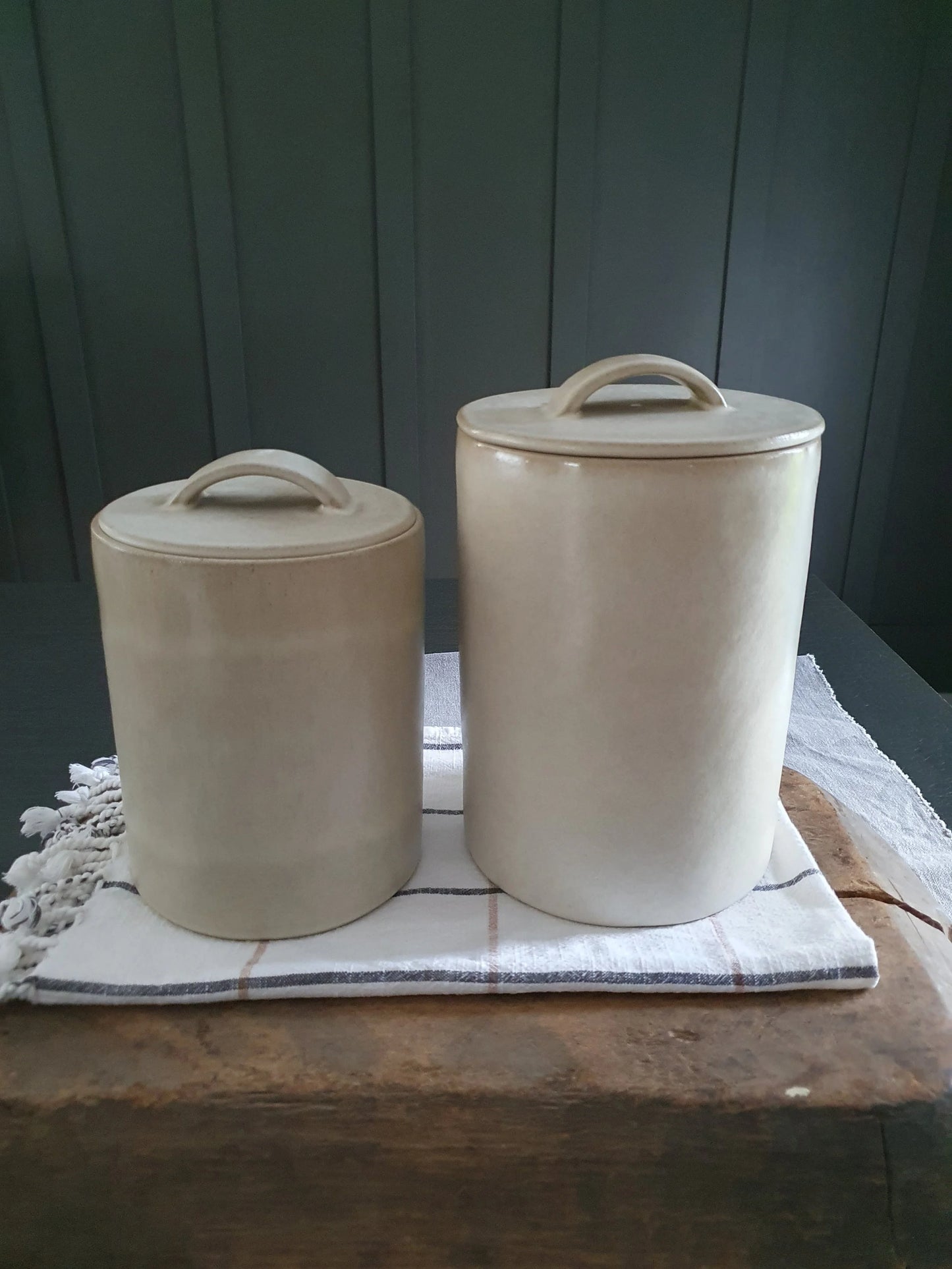 Portugal Pottery Large Lidded Jar