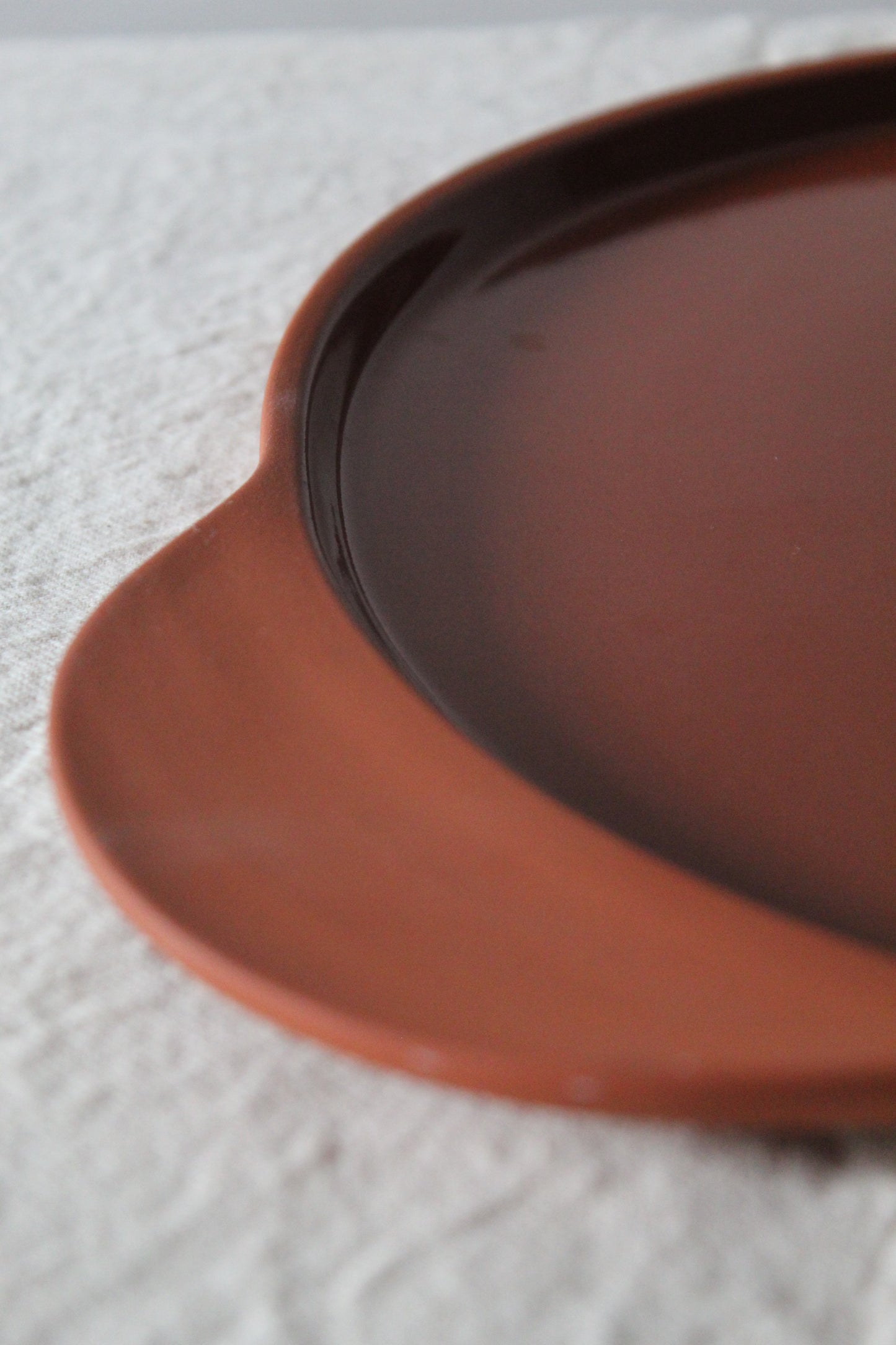 Danish Style Terracotta Serving Platter