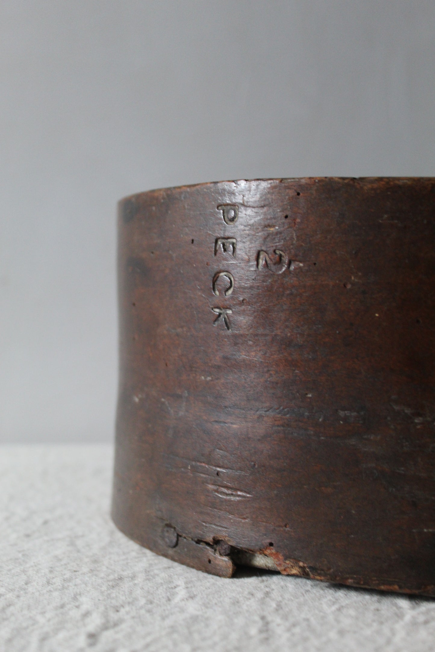 Vintage 2 Peck Grain Measuring Container