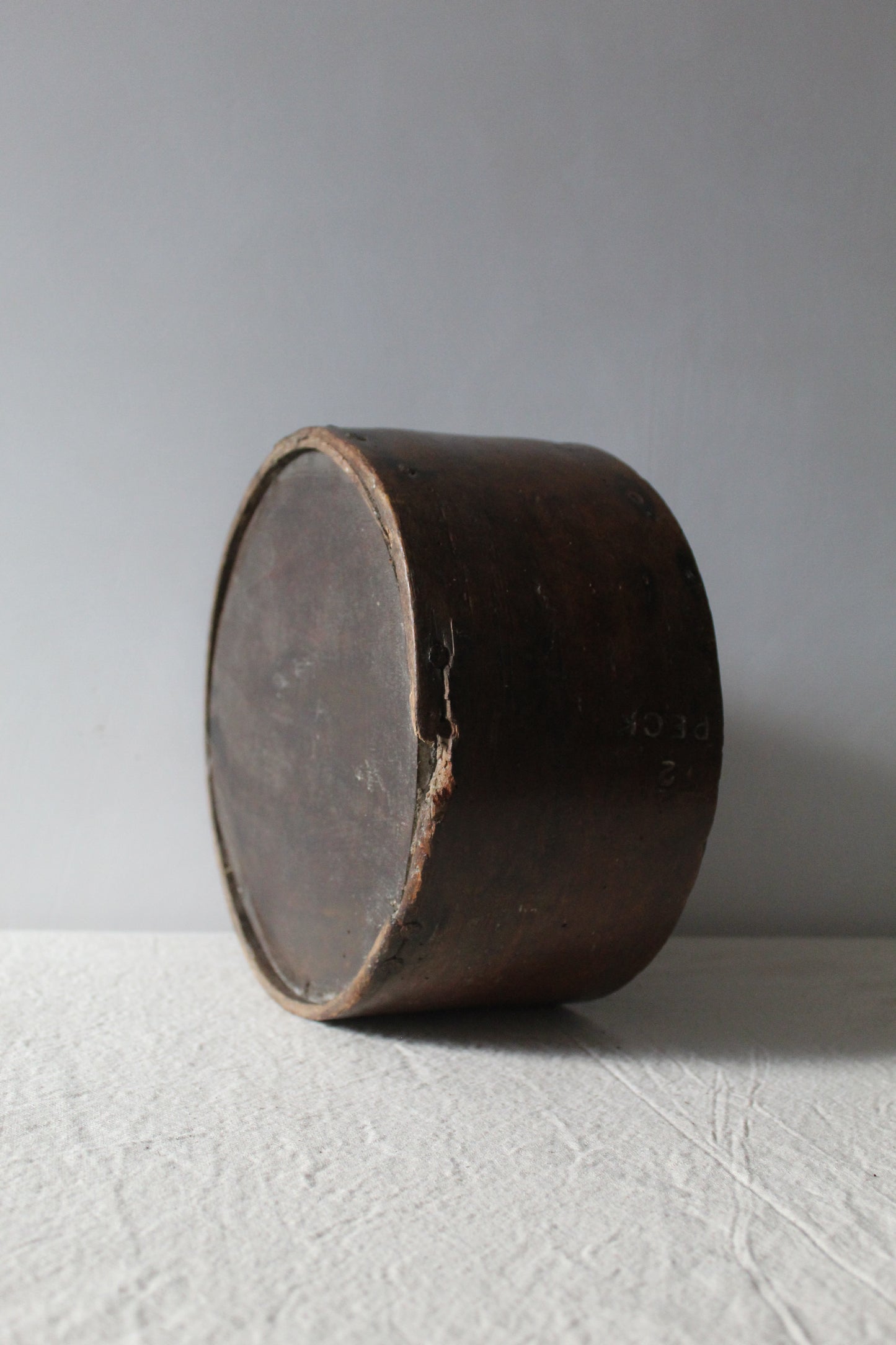 Vintage 2 Peck Grain Measuring Container