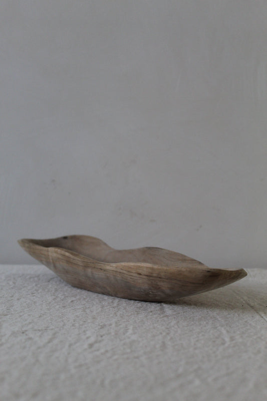 Moroccan Carved Wooden Dish