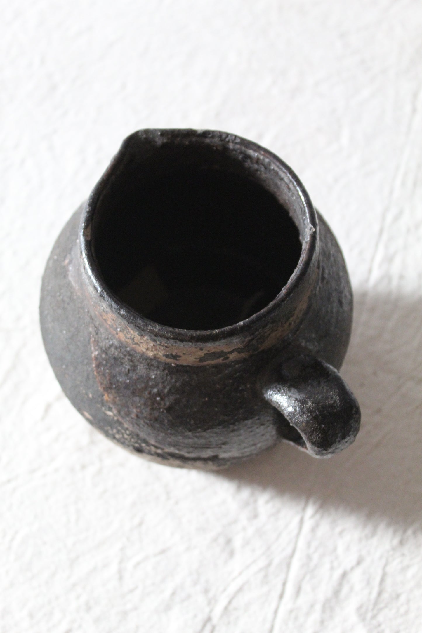 Antique Glazed Black Jug